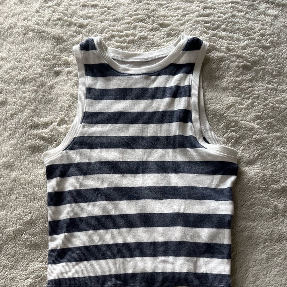 Hollister, tank top size small with stripes